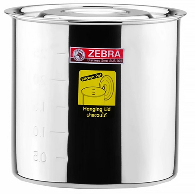 ZEBRA THAILAND 斑馬牌 304不銹鋼 佐料罐 16cm, 2.5L, 1個