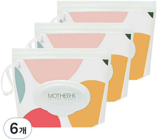 마더케이 건티슈 파우치, 혼합색상, 6개