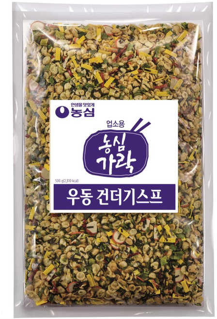 농심가락 우동 건더기스프, 500g, 1개