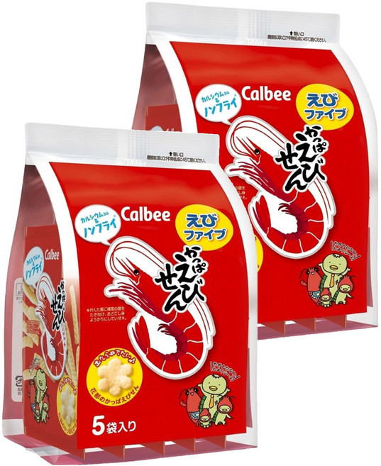 Calbee 卡樂比 Kappa Ebisen 河童蝦條, 130g, 2袋