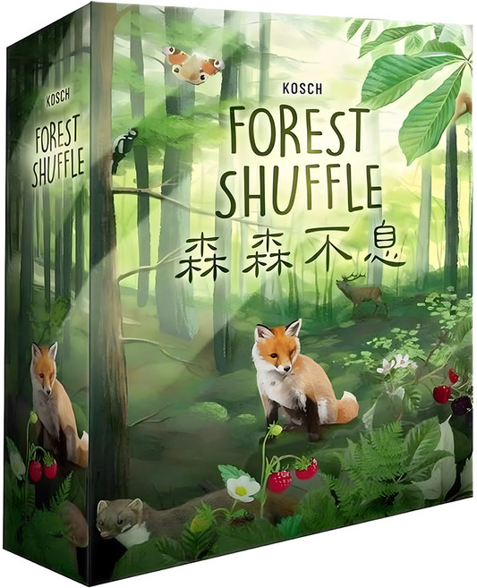 lookoutgames 森森不息 Forest Shuffle 繁體中文版, 1個, 多色