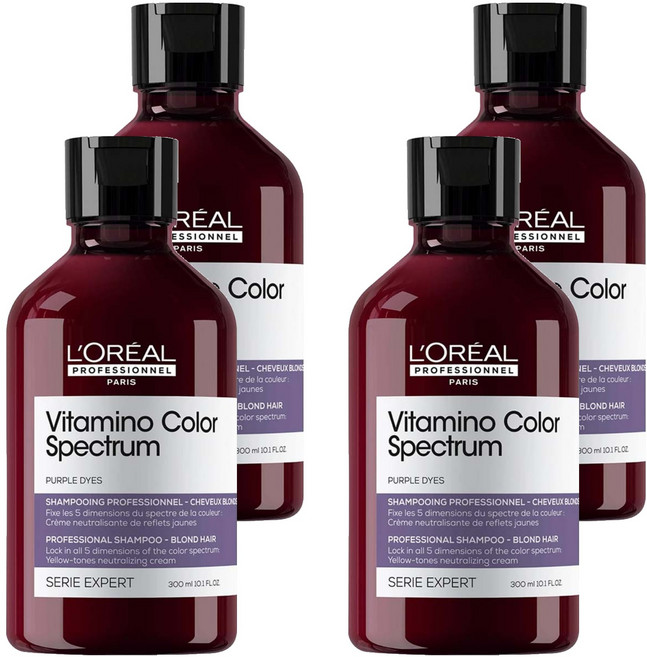 L'OREAL PROFESSIONNEL 巴黎萊雅PRO 絲漾博耀燦矯色洗髮精, 300ml, 4瓶