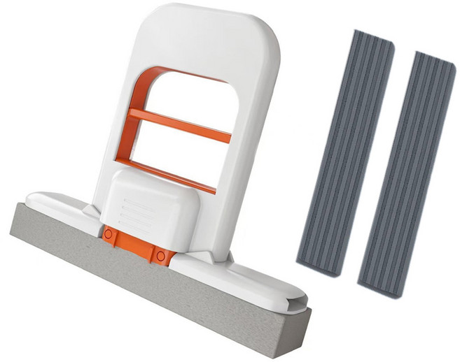 세렌틱 핸즈프리 다용도 걸레 오렌지 + 리필 세트, 1세트