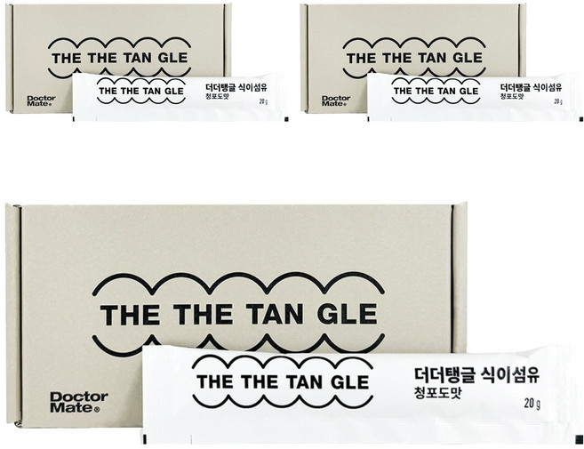 닥터메이트 더더탱글 식이섬유 청포도맛, 280g, 3개