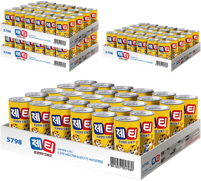 제티 초코렛맛 드링크, 120개, 175ml