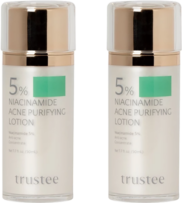 TRUSTEE BIOMED 珍信賴生醫 5%菸鹼醯胺極淨抗痘解方精華乳, 50ml, 2瓶