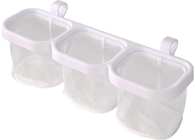 iFam 多功能置物籃 塑膠(PP)材質 60公分x16公分x23公分, WHITE, 1個