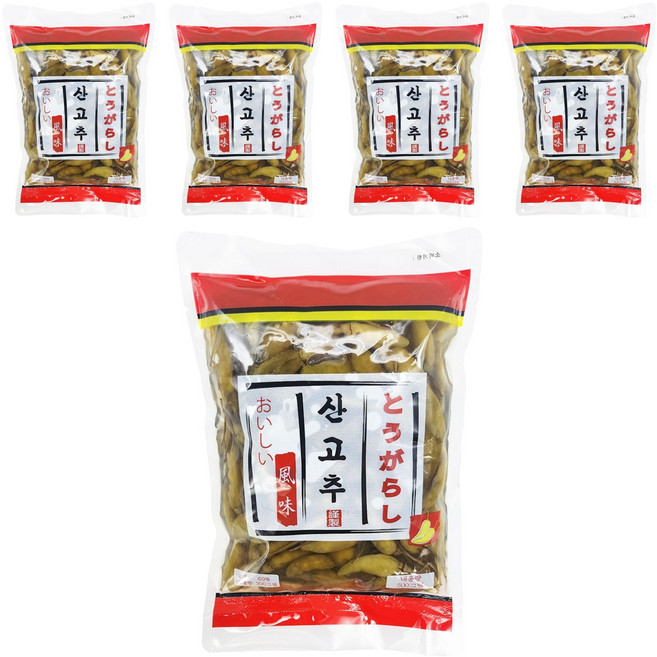 토호식품 산고추, 500g, 5개
