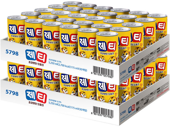 제티 초코렛맛 드링크, 60개, 175ml