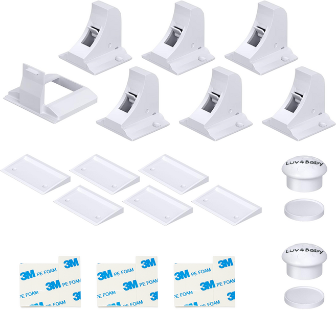 러브포베이비 자석 안전잠금장치, 기본형, 1세트