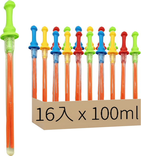 Jamizone 棒狀大泡泡 100ml 4入組, 4組, 多色