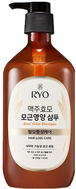 RYO 呂 啤酒酵母毛根營養脫髮症狀護理洗髮精, 980ml, 1個