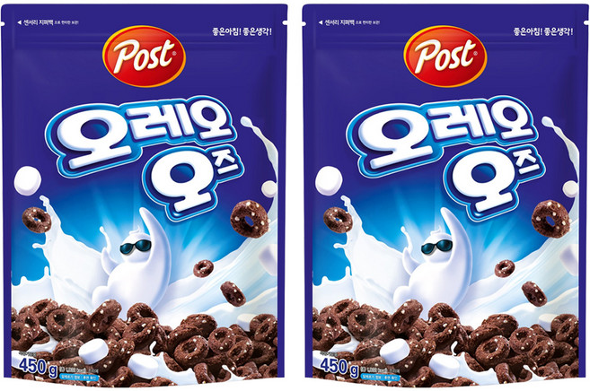 오레오오즈 시리얼, 450g, 2개