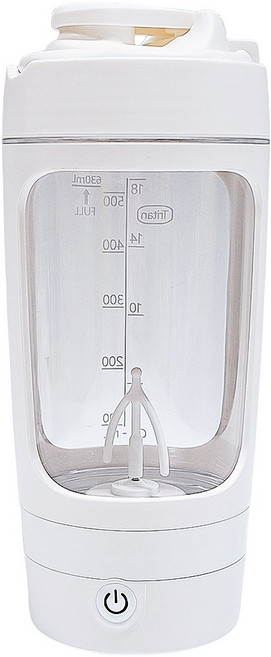 TAILI 太力 Tritan自動攪拌杯 USB充電 VX90, 1個, 活力白, 630ml