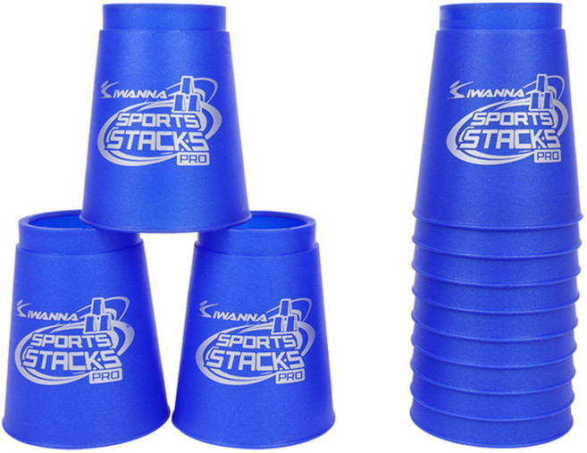아이워너 스포츠스택스 프로, 블루, 12개