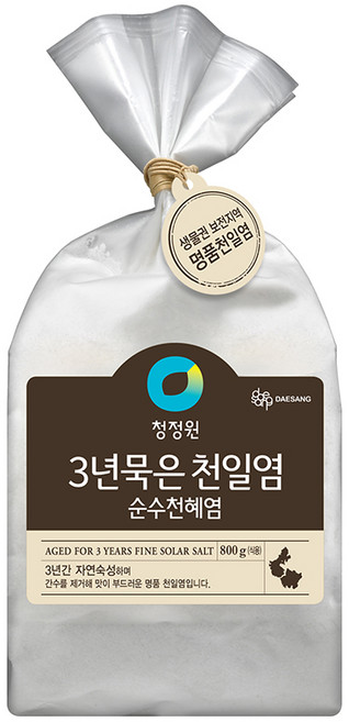 청정원 3년묵은 천일염, 800g, 1개