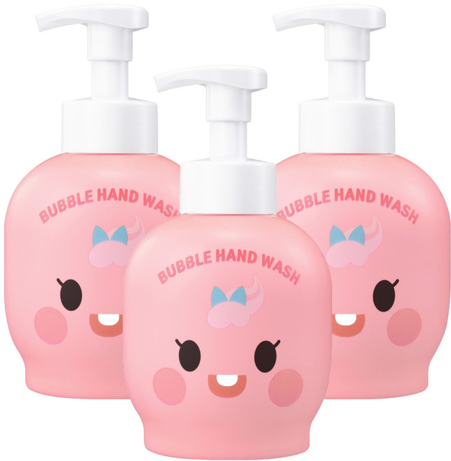 샤워메이트 브레드이발소 버블 핸드워시 마카롱, 500ml, 3개