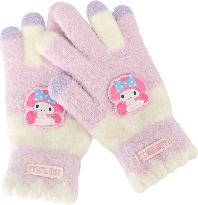마이멜로디 산리오 크림 소프트니트 장갑 OGHKG30242