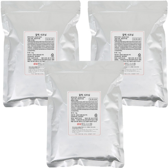 상상시즈닝 갈릭 시즈닝, 1kg, 3개