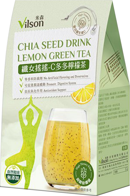 Vilson 米森 纖女搖搖系列 C多多檸檬茶 10包, 80g, 1盒