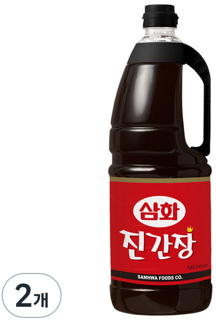 삼화식품 진간장, 1.8L, 2개