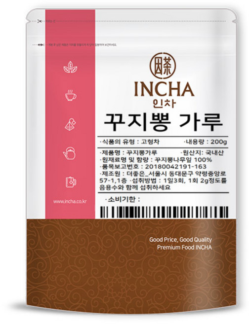 인차 꾸지뽕 가루, 1개, 200g