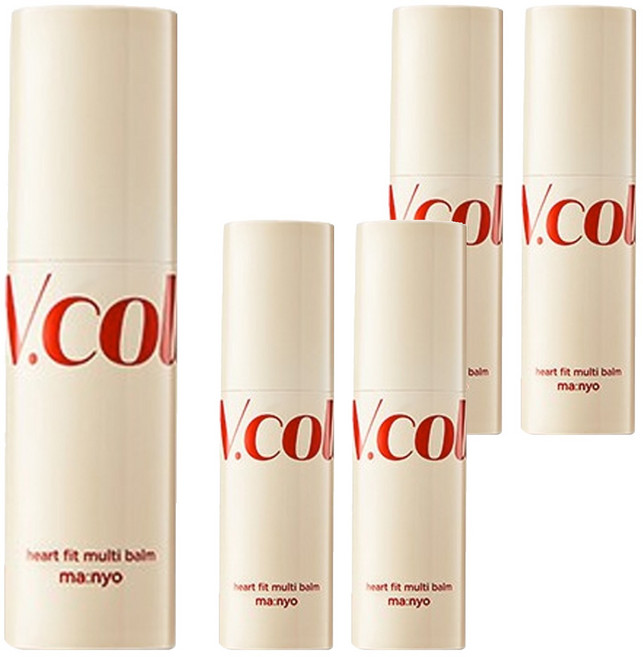 마녀공장 브이콜라겐 하트핏 멀티밤, 10g, 5개