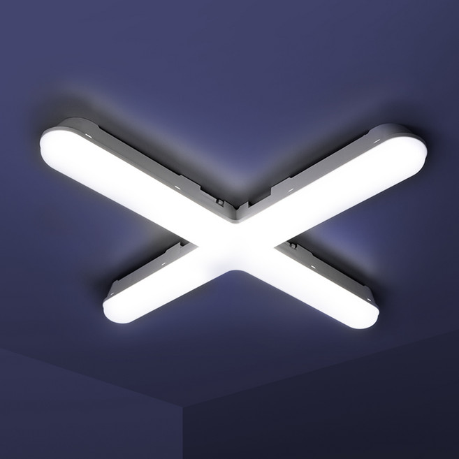 블링라이트 LED 십자 천장등 60W, 주광색