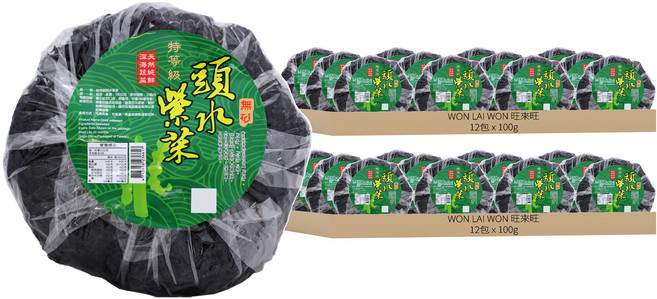 WON LAI WON 旺來旺 特等級頭水紫菜, 100g, 24包