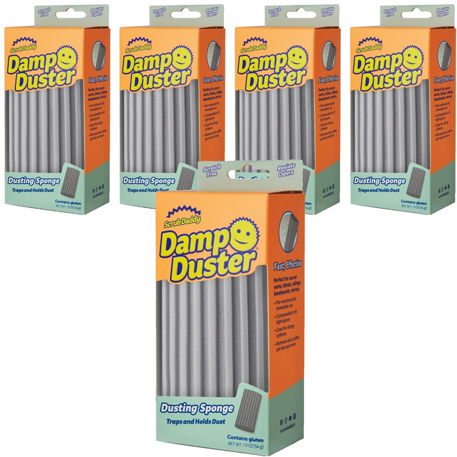 스크럽대디 댐프 더스터 실버 본품, 5개