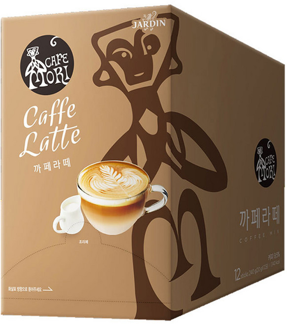 쟈뎅 까페모리 까페라떼, 20g, 12개입, 1개