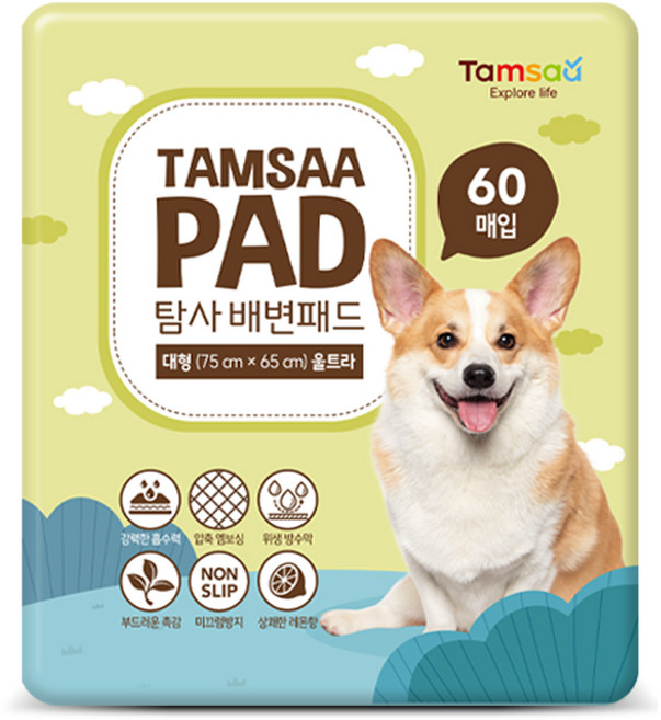 탐사 배변패드 울트라, 1개입, 60개