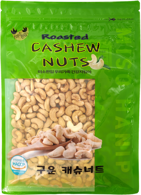 미소한입 구운 캐슈너트, 1kg, 1개