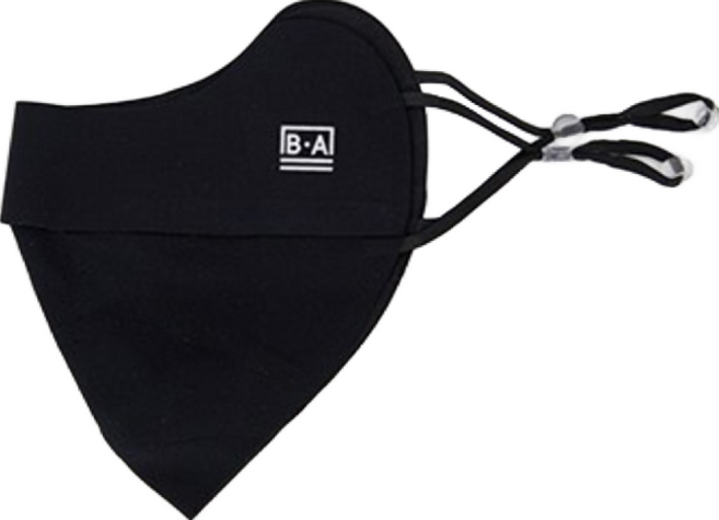 비안 UV차단 스포츠 마스크, 블랙, 1개