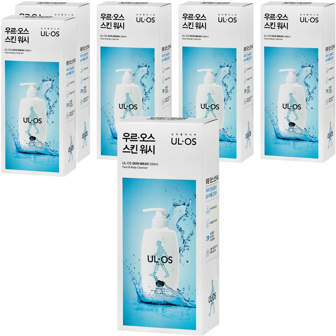 우르오스 스킨워시, 500ml, 6개