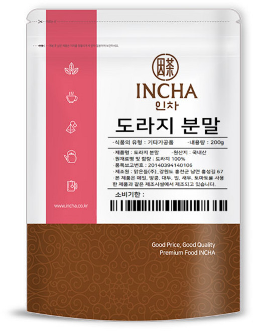 인차 도라지분말, 200g, 1개