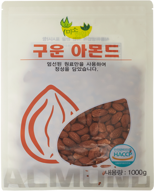미소한입 구운 아몬드, 1kg, 1개