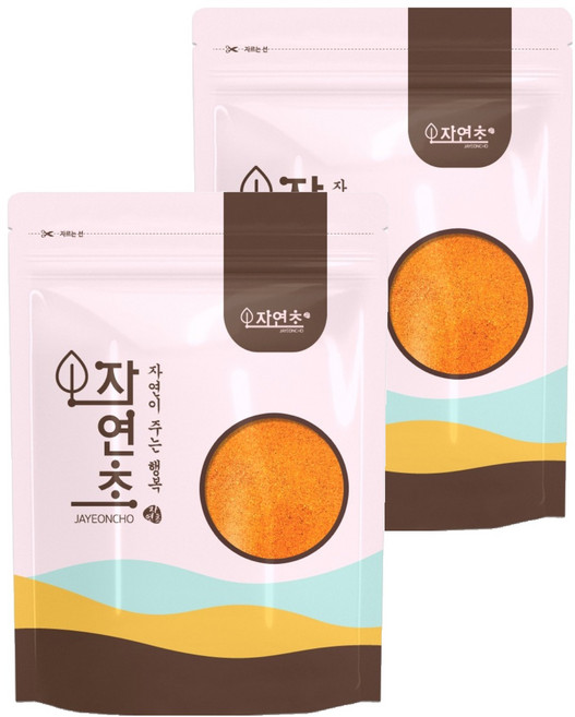 자연초 치자가루, 2개, 200g