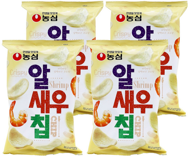 알새우칩, 68g, 4개