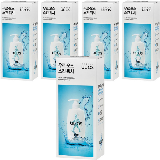 우르오스 스킨워시, 500ml, 5개