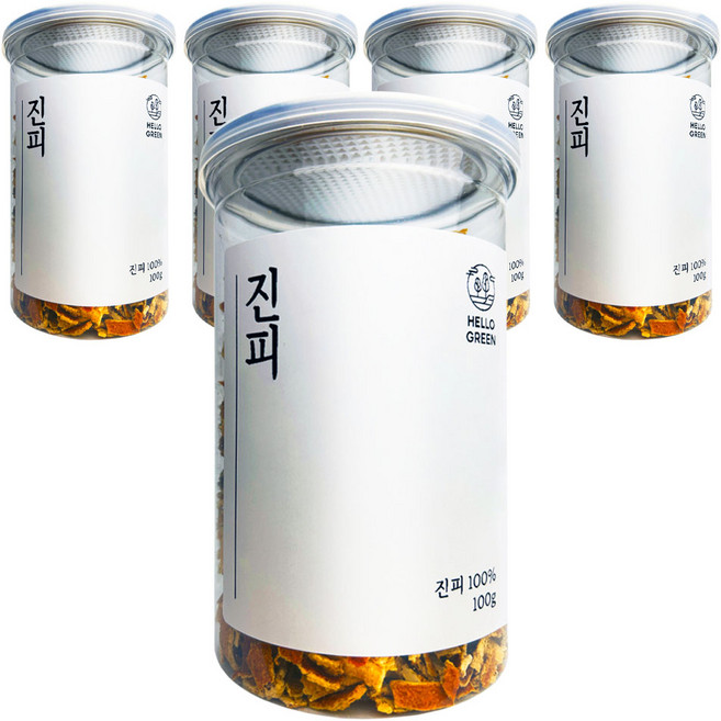 헬로우그린 진피차, 100g, 1개입, 5개