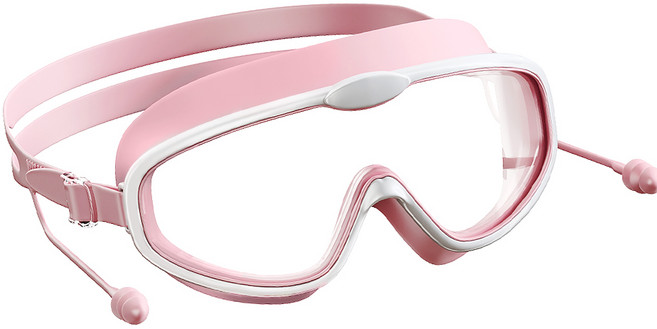 리브스포 아동용 와이드 물안경, 핑크, 1개
