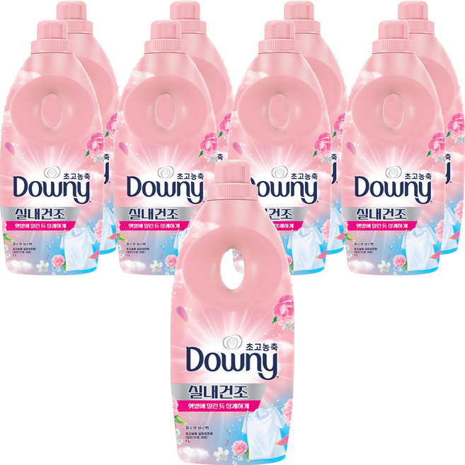 다우니 실내건조 플로럴 블로썸 초고농축 섬유유연제 본품, 1.05L, 9개