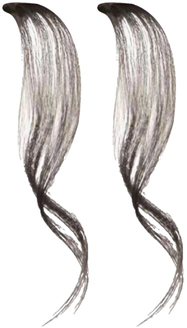 젤루나 얼굴 작아 보이는 사이드 뱅 내추럴 앞머리 붙임머리 반가발 HB-28, 2 브라운블랙, 2개