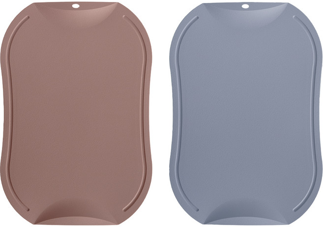 도블레 칼집나지 않는 항균도마, 말린장미 + 블루그레이, 1세트