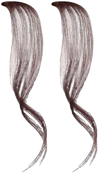 젤루나 얼굴 작아 보이는 사이드 뱅 내추럴 앞머리 붙임머리 반가발 HB-28, 3 다크브라운, 2개