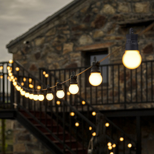 21세기트랜드 LED THE 큰 앵두 줄전구 10M 20구 세트, 화이트캡, 10M, 1개