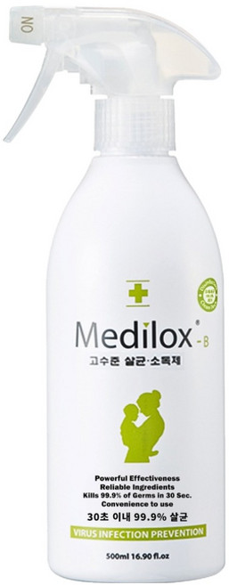 메디록스 B 가정용 고수준 살균소독 탈취제 스프레이, 500ml, 1개