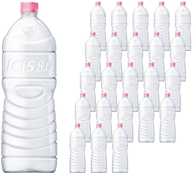 아이시스 8.0 ECO 생수 무라벨, 2L, 24개