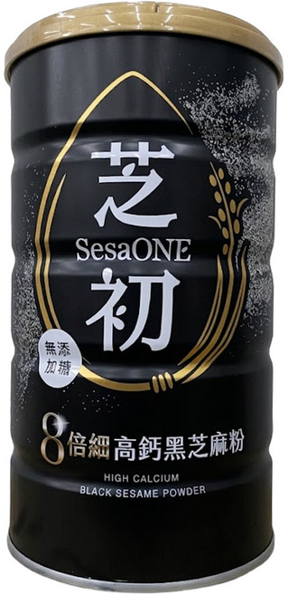 SesaONE 芝初 8倍細高鈣黑芝麻粉, 380g, 1罐
